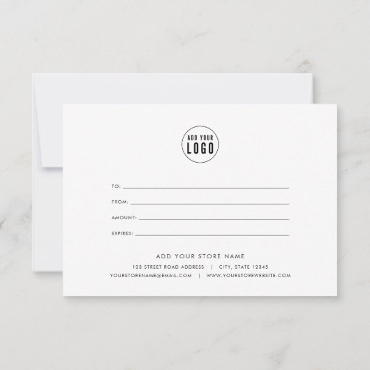 Eenhoorn Mix Faux Blue Glitter Cadeaubon (Achterkant)