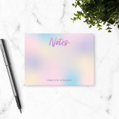 Eenhoorn Mix Pattern Faux Paarse Glitter Post-it® Notes