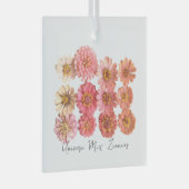 Eenhoorn Mix Zinnia Collage Ornament (Voorkant Rechts)