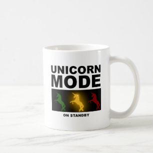 Eenhoorn Modus Stand-by Grappige Mok