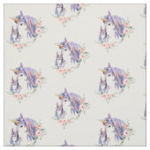 Eenhoorn Moeder & Baby Waterverf Flora Pattern Stof (Swatch)