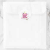 Eenhoorn Monogram K Aangepaste Stickers (Tas)