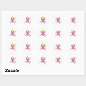 Eenhoorn Monogram Z Aangepaste Stickers (Vel)