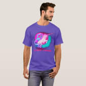 Eenhoorn muurschildering (Pride Month Special) T-shirt (Voorkant volledig)