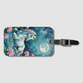 Eenhoorn Mystic Garden Bagagelabel (Voorkant (horizontaal))