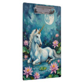 Eenhoorn Mystic Garden Klembord (Rechts)