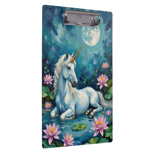 Eenhoorn Mystic Garden Klembord (Rechts)