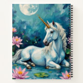 Eenhoorn Mystic Garden Notitieboek (Achterkant)