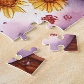 Eenhoorn nemen een bad puzzel (Zijkant)