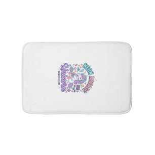 Eenhoorn Neon Arcade Eenhoorn Retro Stijl Product  Badmat