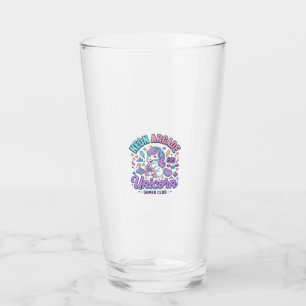 Eenhoorn Neon Arcade Eenhoorn Retro Stijl Product Glas