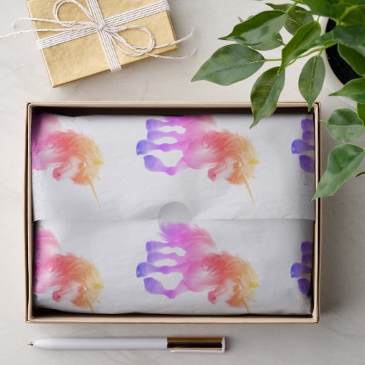 Eenhoorn Neon Tissuepapier (Geschenk)