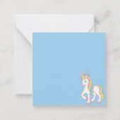 Eenhoorn Notitiekaartje (Achterkant)