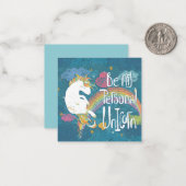 Eenhoorn Notitiekaartje (Voorkant / Achterkant in situ)