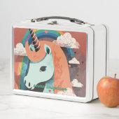 Eenhoorn onder regenboog & onder harten (In situ)