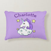 Eenhoorn ontwerp accent kussen (Voorkant)