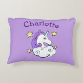 Eenhoorn ontwerp accent kussen (Achterkant)