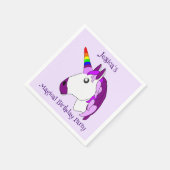 Eenhoorn ontwerp gepersonaliseerd servet (Hoek)