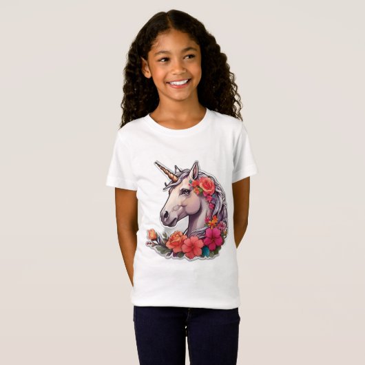 Eenhoorn,  ontwerp t-shirt (Voorkant volledig)