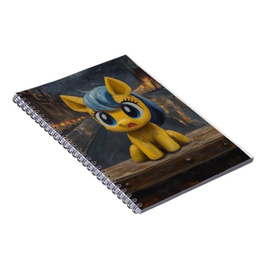 Eenhoorn op de brug schilderij notitieboek (Rechterzijde)