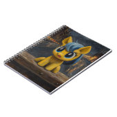 Eenhoorn op de brug schilderij notitieboek (Linkerzijde)