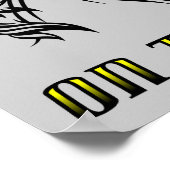 Eenhoorn op de Kolf Poster (Hoek)