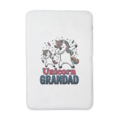 Eenhoorn Opa Vintage Gravure Shirt Ontwerp_1 Badmat (Voorkant Verticaal)