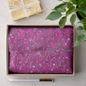 eenhoorn over roze glitter tissuepapier (Geschenk)