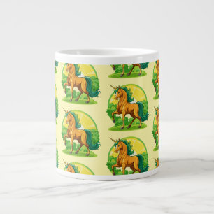 Eenhoorn paard grote koffiekop