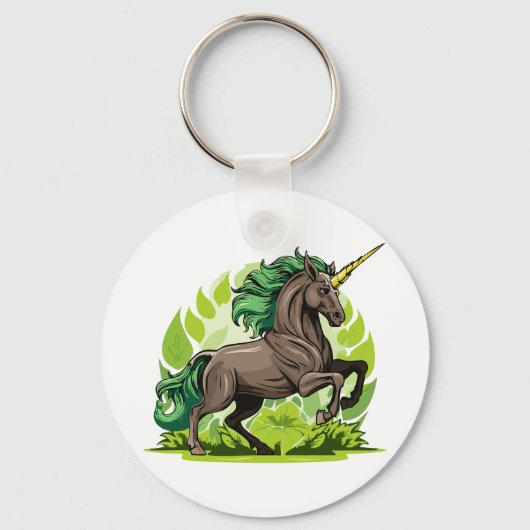 Eenhoorn paard sleutelhanger (Voorkant)