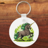 Eenhoorn paard sleutelhanger (Voorkant)