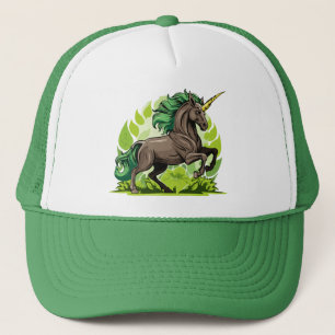 Eenhoorn paard trucker pet