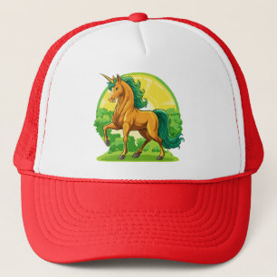 Eenhoorn paard trucker pet
