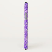 Eenhoorn Paarse Glitter Roze Gepersonaliseerd Case-Mate iPhone Case (Achterkant / rechts)