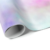 Eenhoorn Paarse Roze Aqua Blush Cadeaupapier (Rol Hoek)