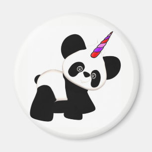 Eenhoorn Panda. Pandacorn Magneet