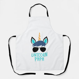 Eenhoorn Papa T-shirt Grappig Vaderdag Cadeau Schort