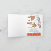 Eenhoorn Papier Doll Valentijn voor Dochter Feestdagen Kaart (Binnen)