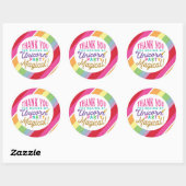 Eenhoorn Party Favor Bag Label Custom (Vel)