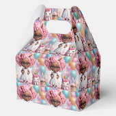 Eenhoorn party girl bedankdoosjes (Achterkant)