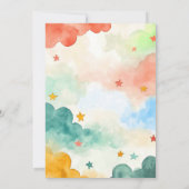 Eenhoorn Party Magische Verjaardag Uitnodiging (Achterkant)