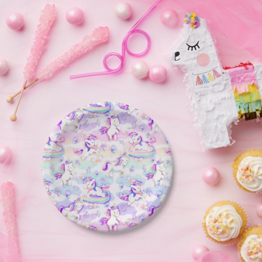 Eenhoorn Party Papier Bord (Feest)