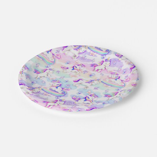 Eenhoorn Party Papier Bord (Gekanteld)