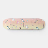 Eenhoorn Party Pastel Kei Persoonlijk Skateboard (Horizontaal)