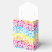 Eenhoorn Party Rainbow Glitter Gepersonaliseerd Bedankdoosjes (Geopend)