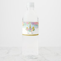 Eenhoorn Party Water Flesje Label