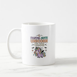 Eenhoorn Pastel Goth Eenhoorn Club Trendy Grafisch Koffiemok