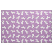 Eenhoorn Pastel Rainbow Paarse Stof (Fat Quarter)