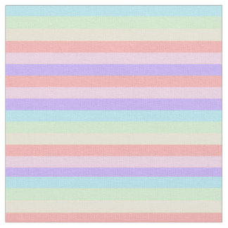 Eenhoorn pastel Snoep gekleurd gestreept Stof