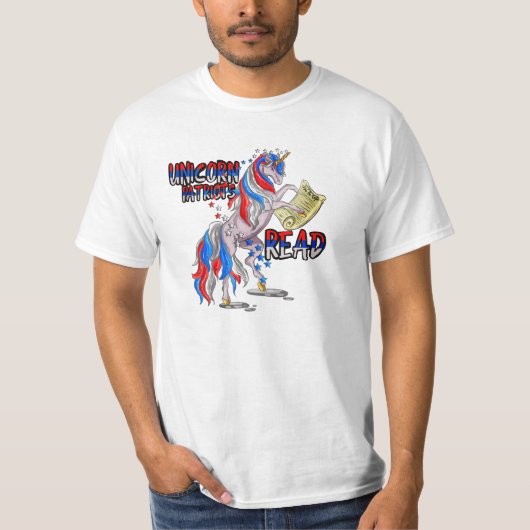 Eenhoorn Patriots Lees T-shirt (Voorkant)